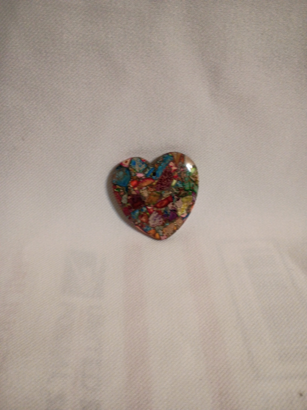 Multicolor Heart-Shaped Decorative Pendant - Women Other